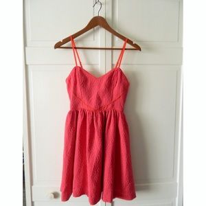 Cooperative | Pink Bodice Dress with Hearts